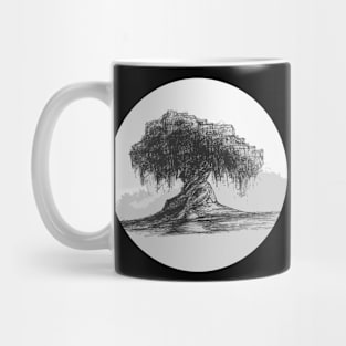 Willow Tree Black Mug